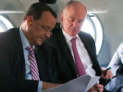 Ismail Ould Cheikh Ahmed and David Nabarro