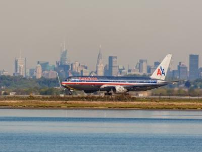 Airplane at JFK Airport