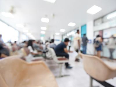 Busy waiting room