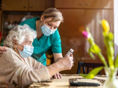 caregiver drug bottle
