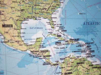 Central America map