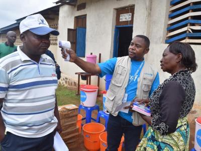 Congo Ebola temperature monitoring