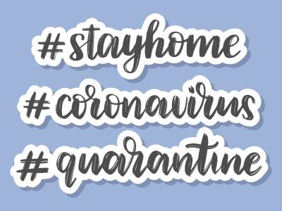 COVID-19 hashtags