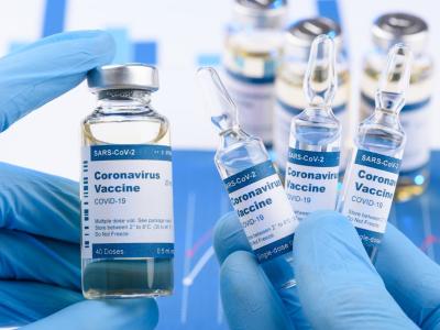 COVID vaccine vials