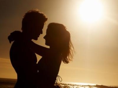 Couple on beach