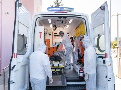COVID-19 ambulance crew