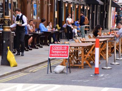 COVID-19 outdoor dining in London