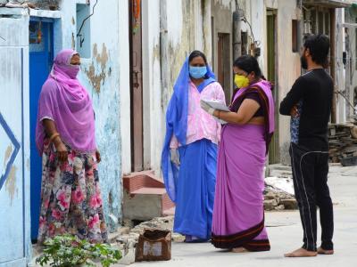 Door-to-door COVID-19 survey in India