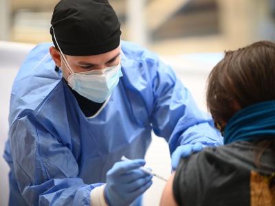 COVID vaccination clinic