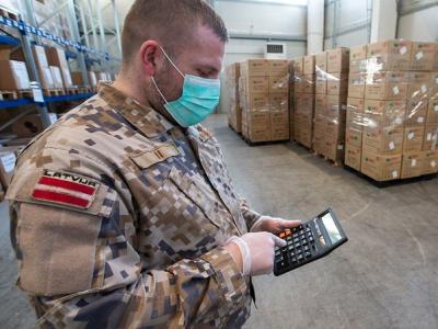 COVID warehouse supplies