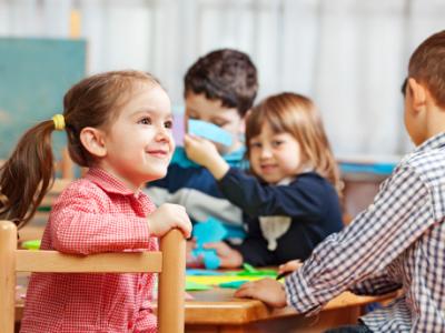 Children in day-care setting