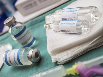 Vials of dexamethasone