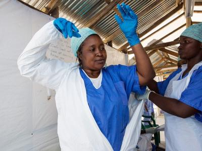 Ebola health workers