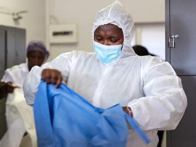 Donning PPE