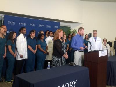 Hospital Ebola discharge