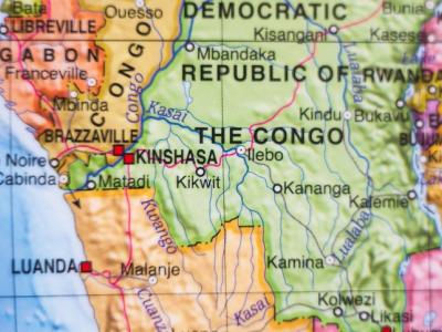 Democratic Republic of Congo map