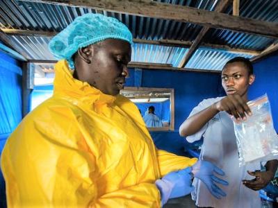 Ebola blood draw