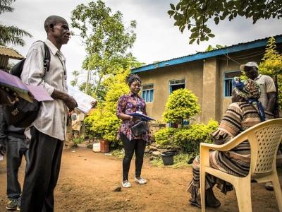 Community Ebola representatives in DR Congo