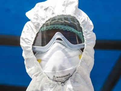 Ebola health worker
