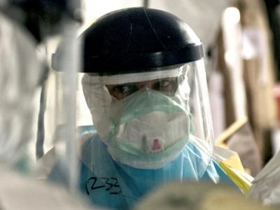 Ebola health worker