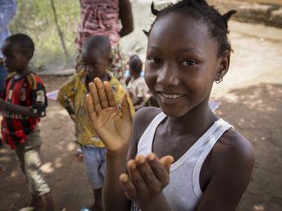 Ebola kids in Guinea