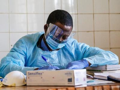 Ebola medic in Sierra Leone