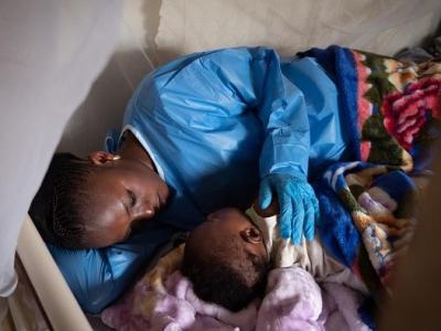 Ebola nurse and baby