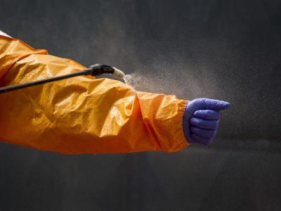Ebola personal protective equipment decontamination