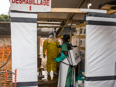 Ebola decontamination in DR Congo
