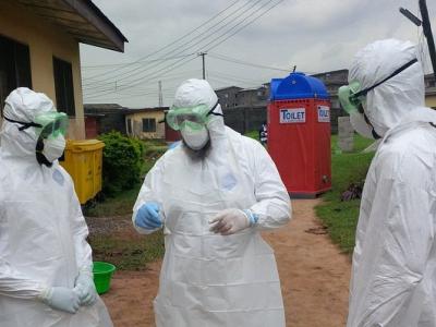 Ebola PPE training
