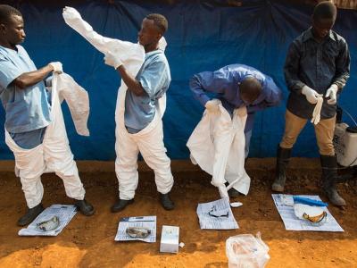 Ebola safe burial team