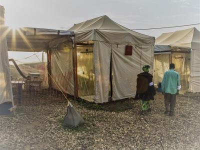 Ebola treatment tents