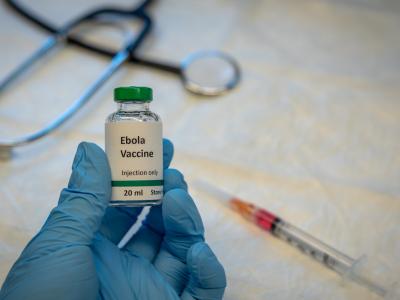 Ebola vaccine vial