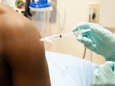 Ebola vaccine shot