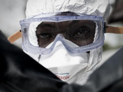 Ebola worker