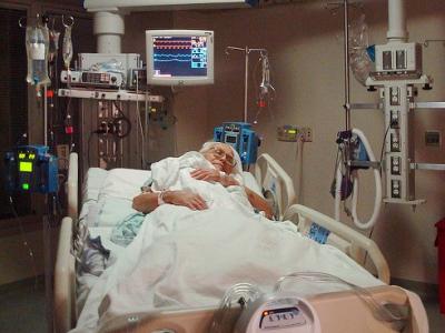 Elderly ICU patient