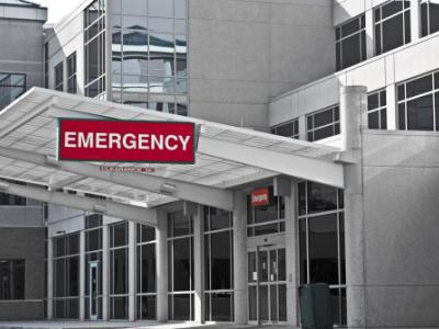 Hospital Emergency Department entrance