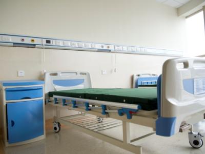 Two beds in hospital room