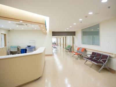 Empty nurses' station