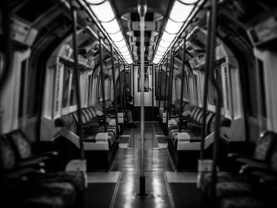 Stark empty train photo