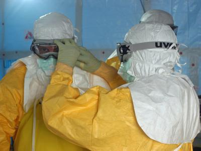 Entering an Ebola treatment unit