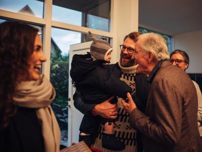 Family visiting for Christmas