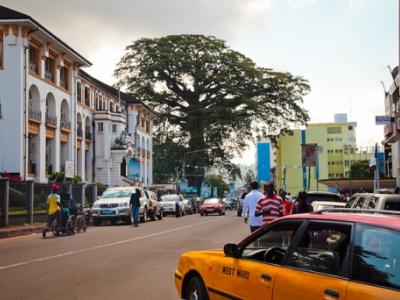 Freetown street scene