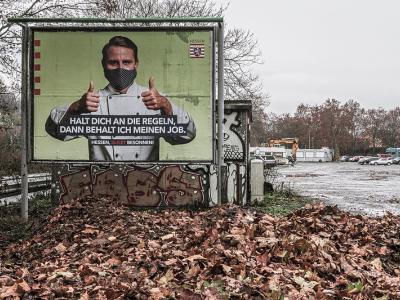 German billboard