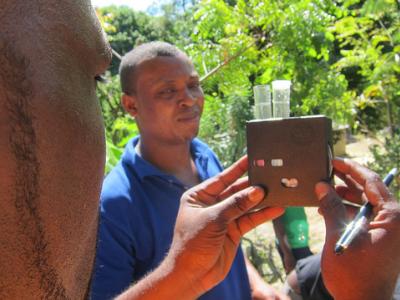 Officials testing water for cholera in Haiti