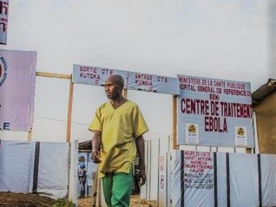 Ebola treatment center health worker