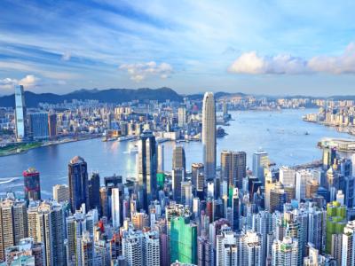 Hong Kong aerial view