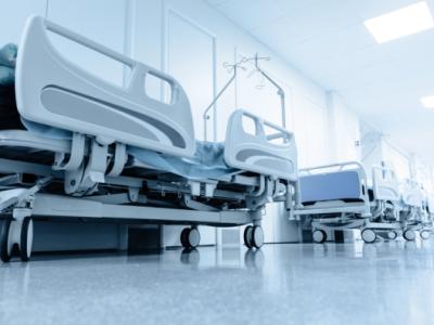 Beds in hospital