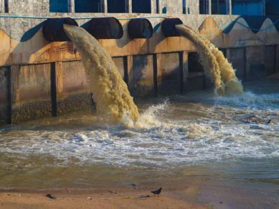 Industrial wastewater discharge