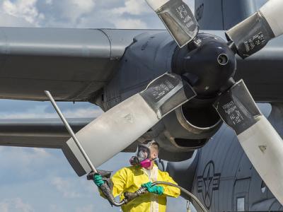 Insecticide plane